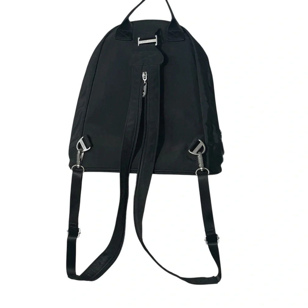 Baggallini Dallas Black Nylon Convertible Strap Small Travel Backpack